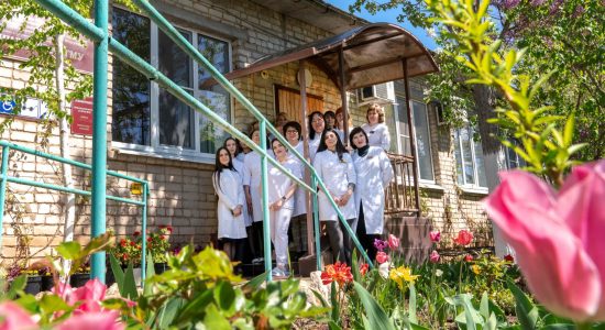 Коллектив поликлиники университета